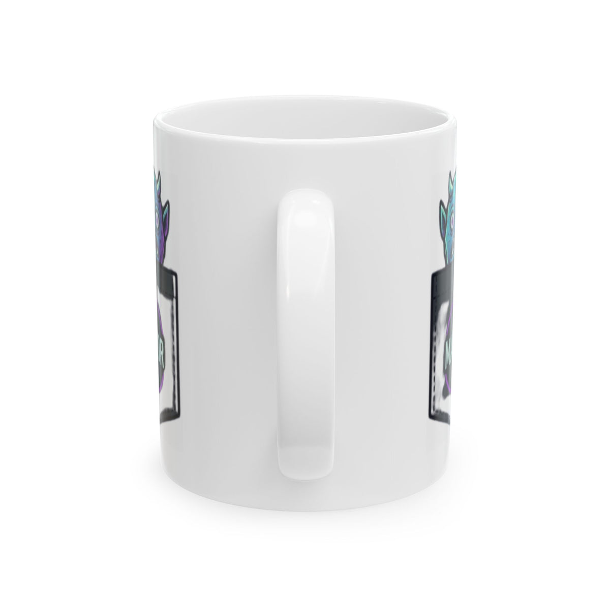 "Mayor Of Halloweentown" White Ceramic Mug — Graphic