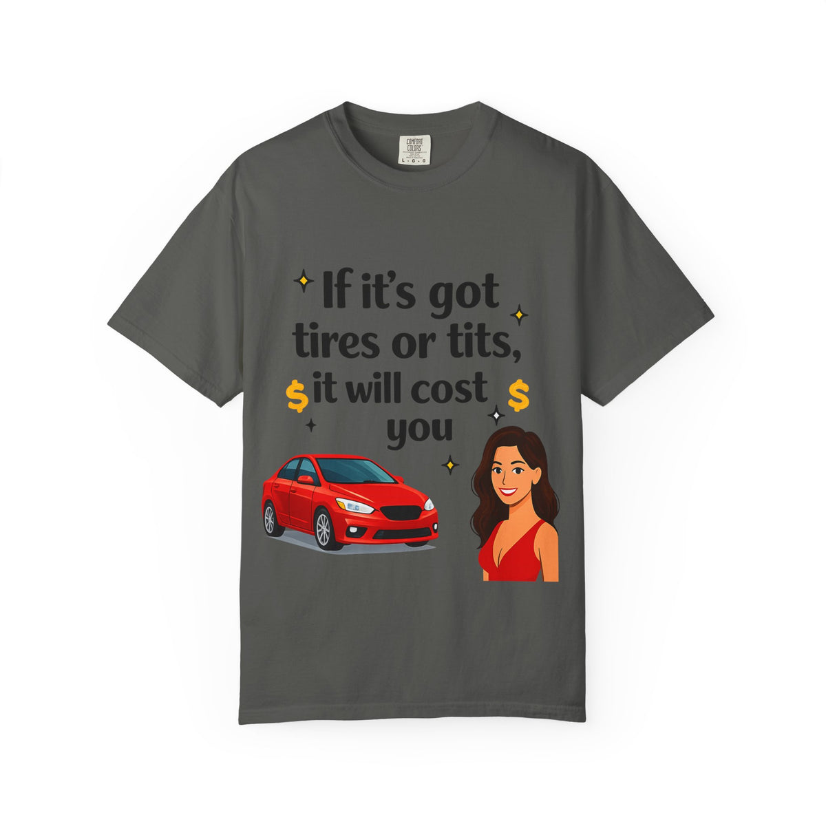 Color: Pepper | The Golden Rule of Maintenance Unisex Garment-Dyed T-shirthttps://gemini.google.com/app/5b306be98eee944f