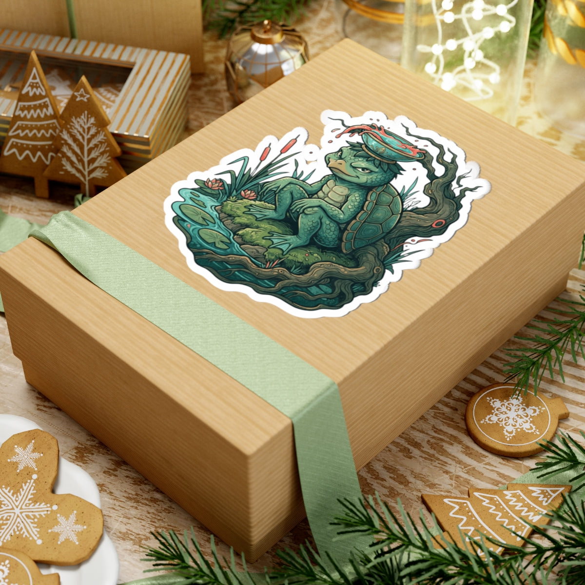 "Kappa (Japanese Folklore)" Sticker — Main