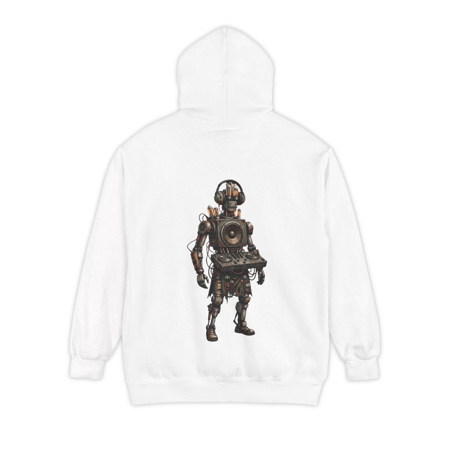 "DJ" Garment-Dyed Hoodie