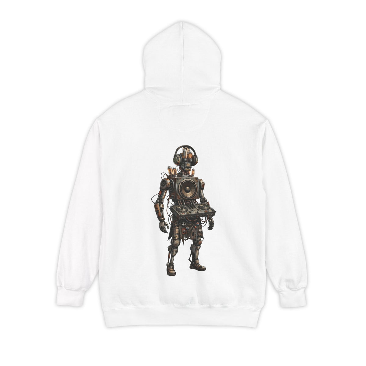 Color: White | DJ Garment-Dyed Hoodie