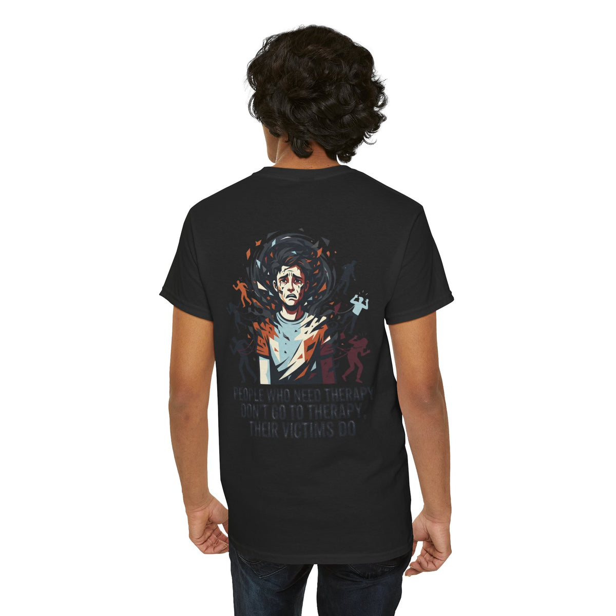 Color: Black | Therapy Needed Premium Graphic Tee