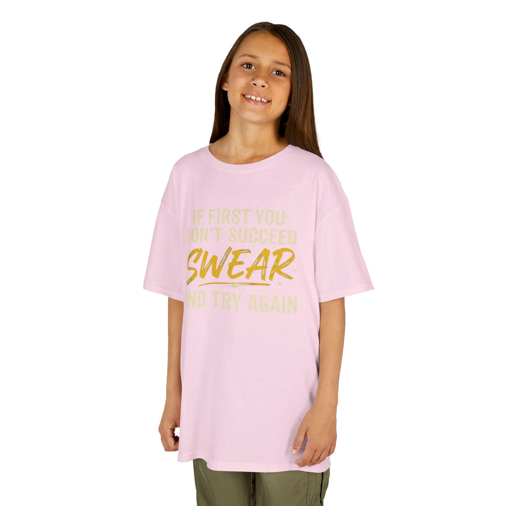 "Swear And Try Again" Kids Tee
