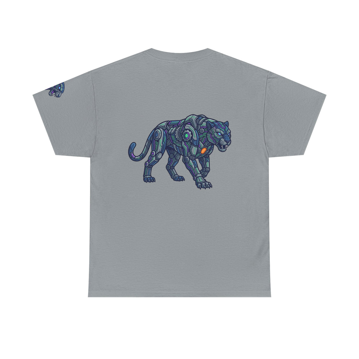 Color: Gravel | Cyber Panther Premium Graphic Tee