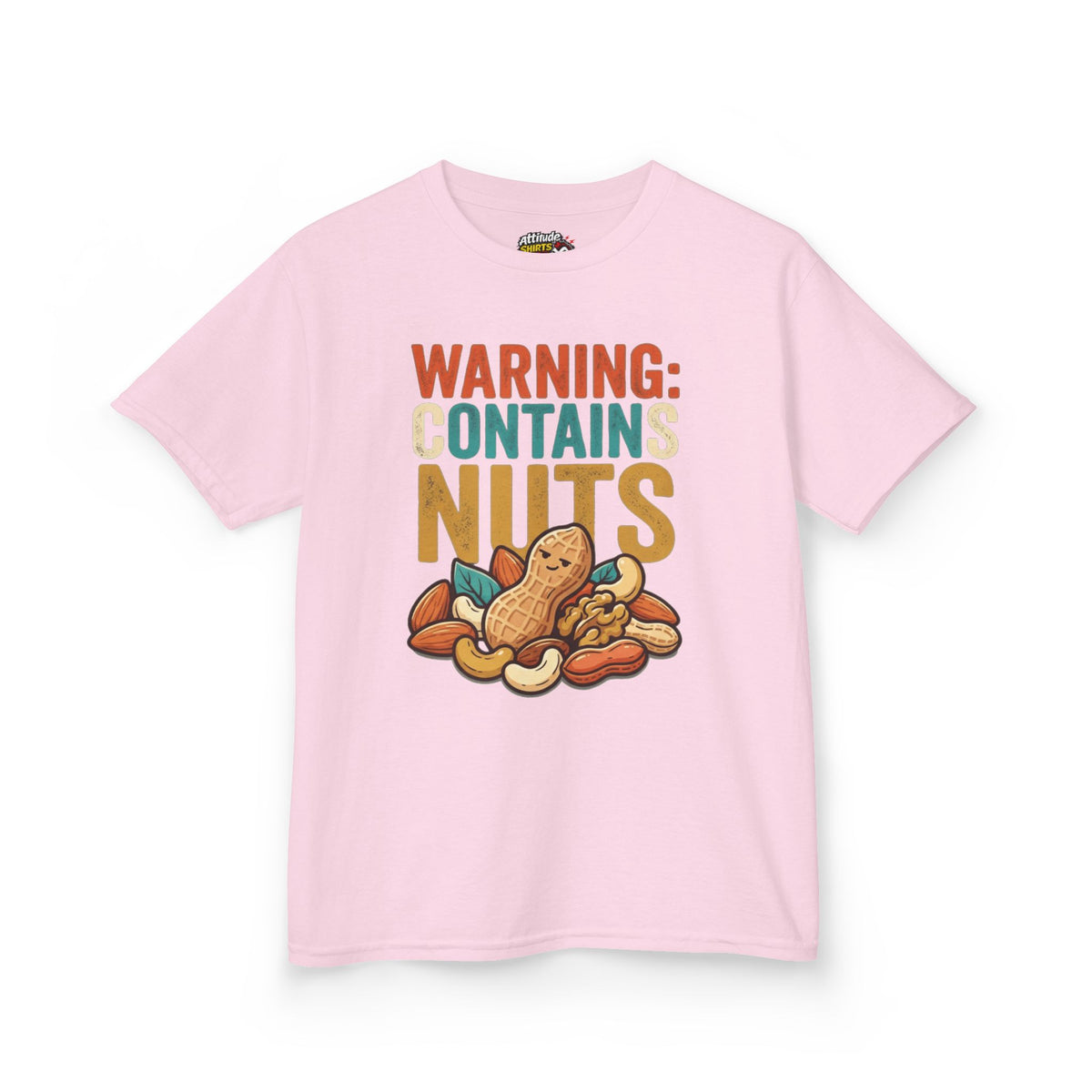"Warning Contains Nuts" Kids Tee