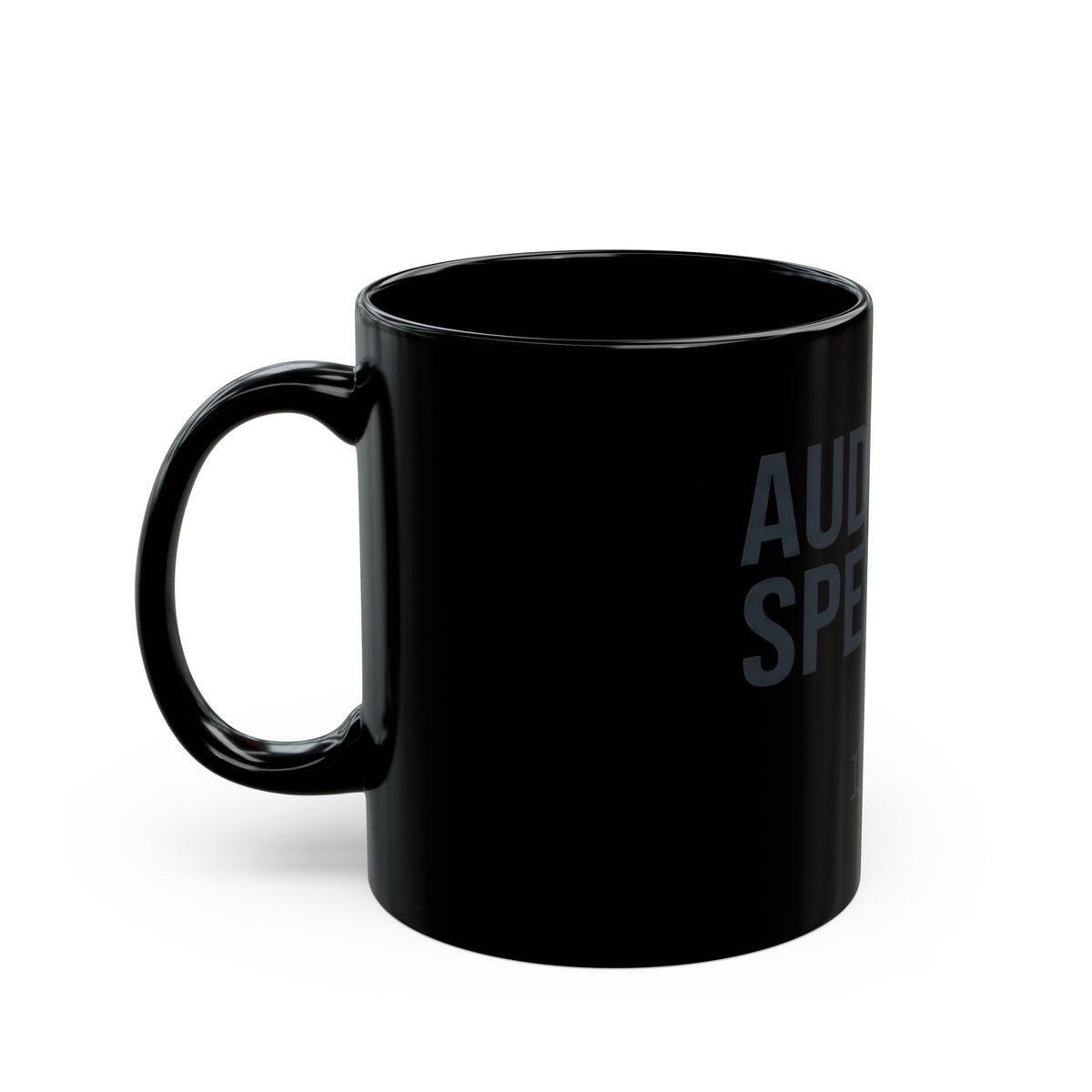 "Protest Series - Audit The Spending" Black Ceramic Mug — Graphic
