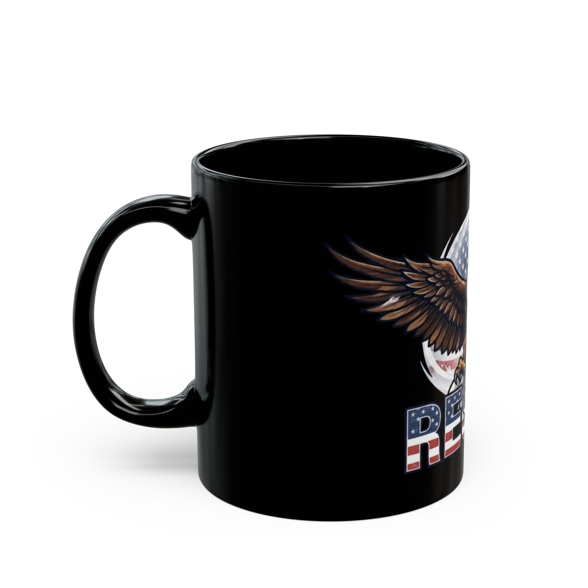 "Resist" Black Ceramic Mug