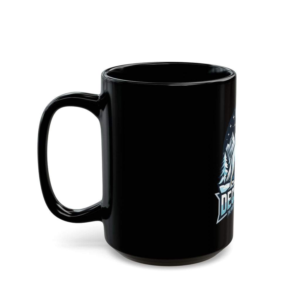 "December Legend" Black Ceramic Mug