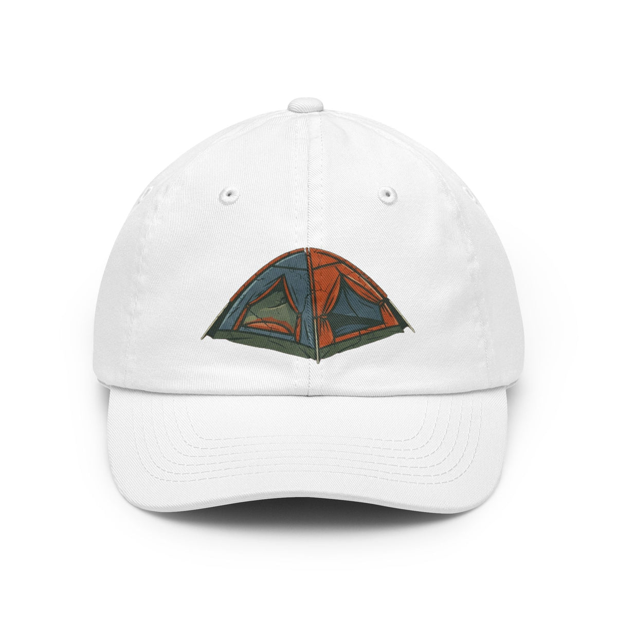 Color: White | Pitching A Tent Is My Only Cardio Dad Hat