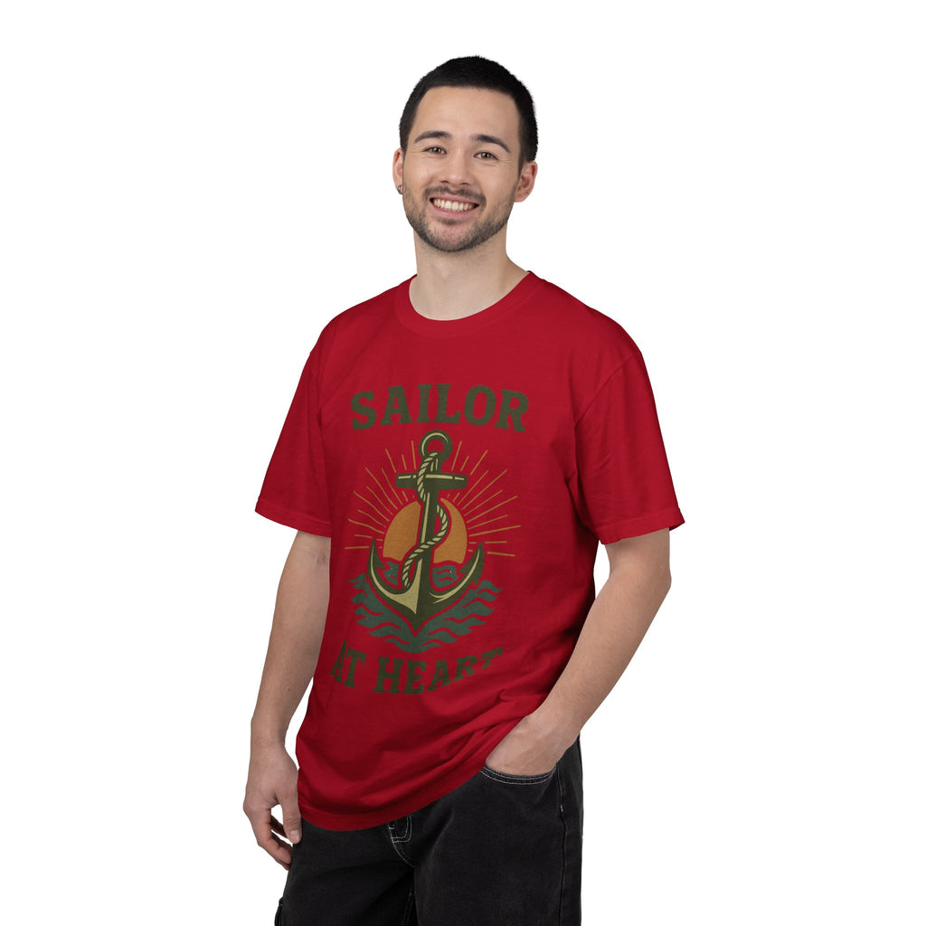 "Sailor at Heart" Unisex Garment-Dyed T-shirt