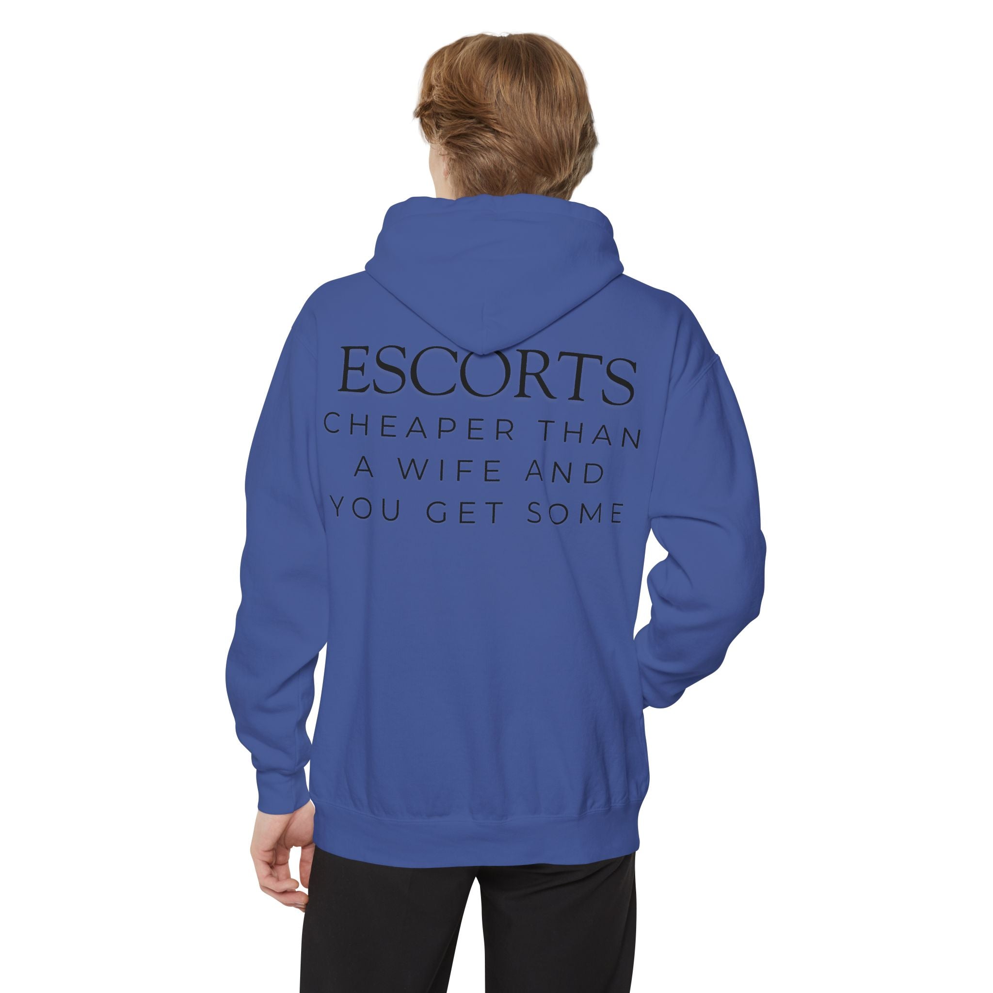 "Escorts" Garment-Dyed Hoodie