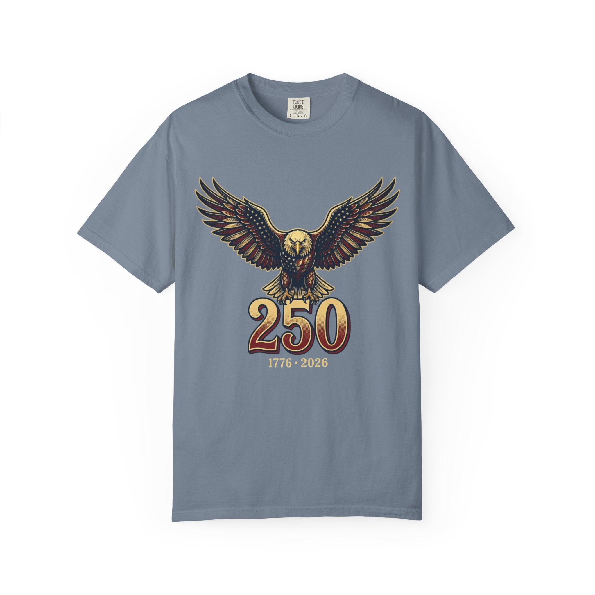"USA Eagle 250 Years" Unisex Garment-Dyed Tee