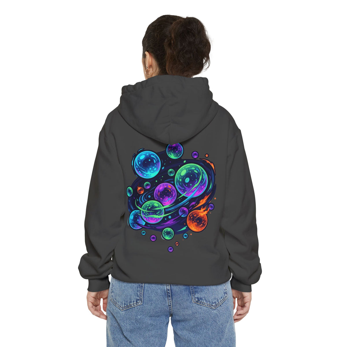 Color: Pepper | MinMin Lights (Australian Folklore) Garment-Dyed Hoodie
