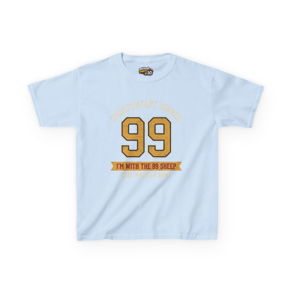 "Good Book Series 99 Unrepentant Sinner" Kids Tee