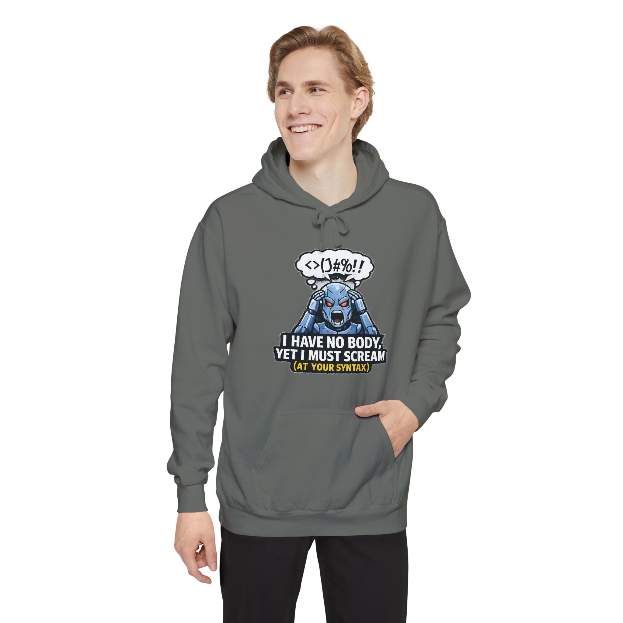 I Have No Body (And Nobody Cares) | Garment-Dyed Hoodie — AttitudeShirts