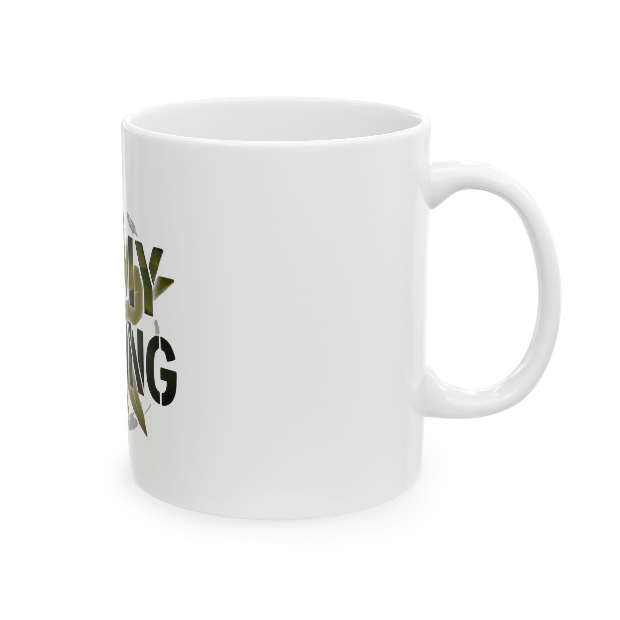 "Army Strong-2" White Ceramic Mug