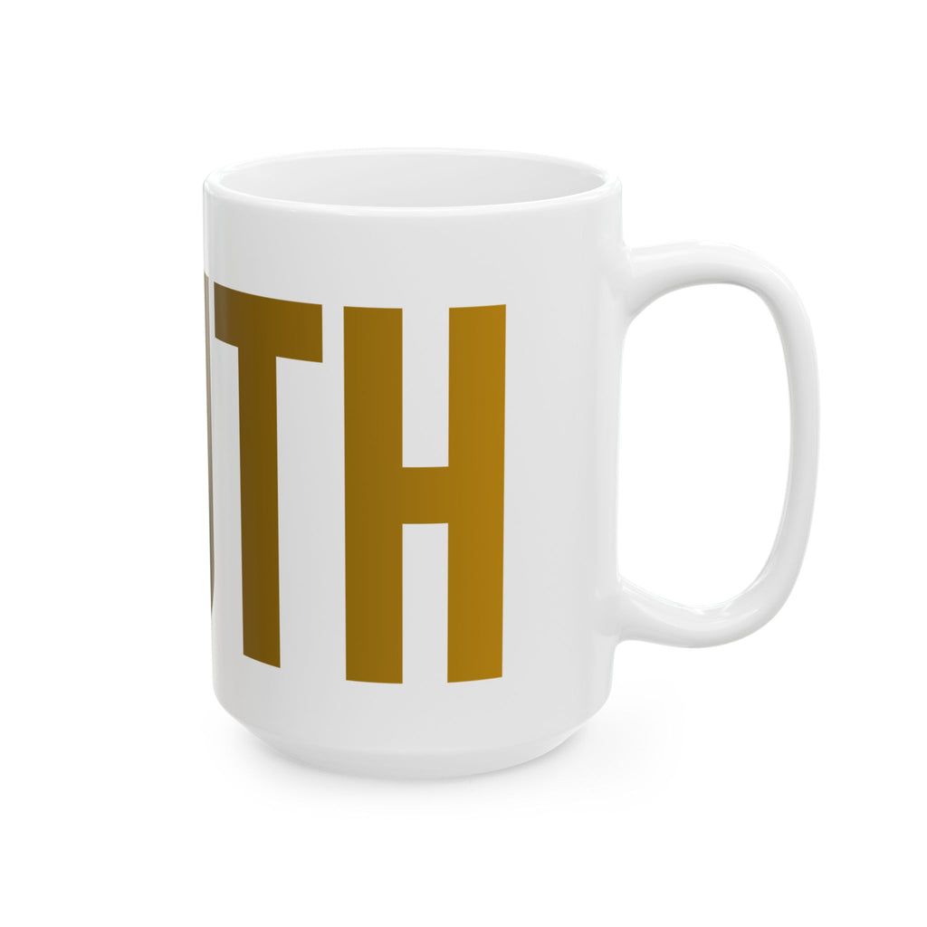 "Trump Honest Truth" White Ceramic Mug — Graphic
