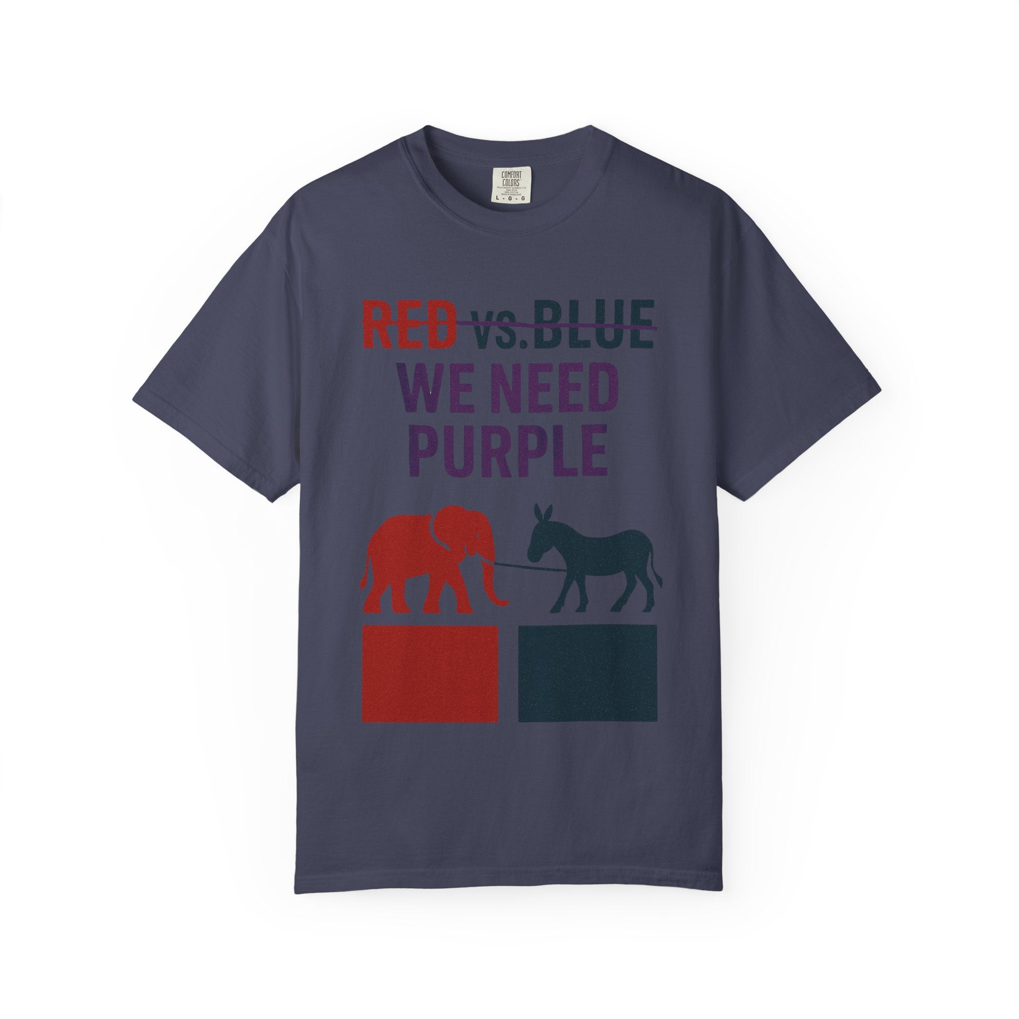 "he Lesser Evil Election" Unisex Garment-Dyed T-shirt