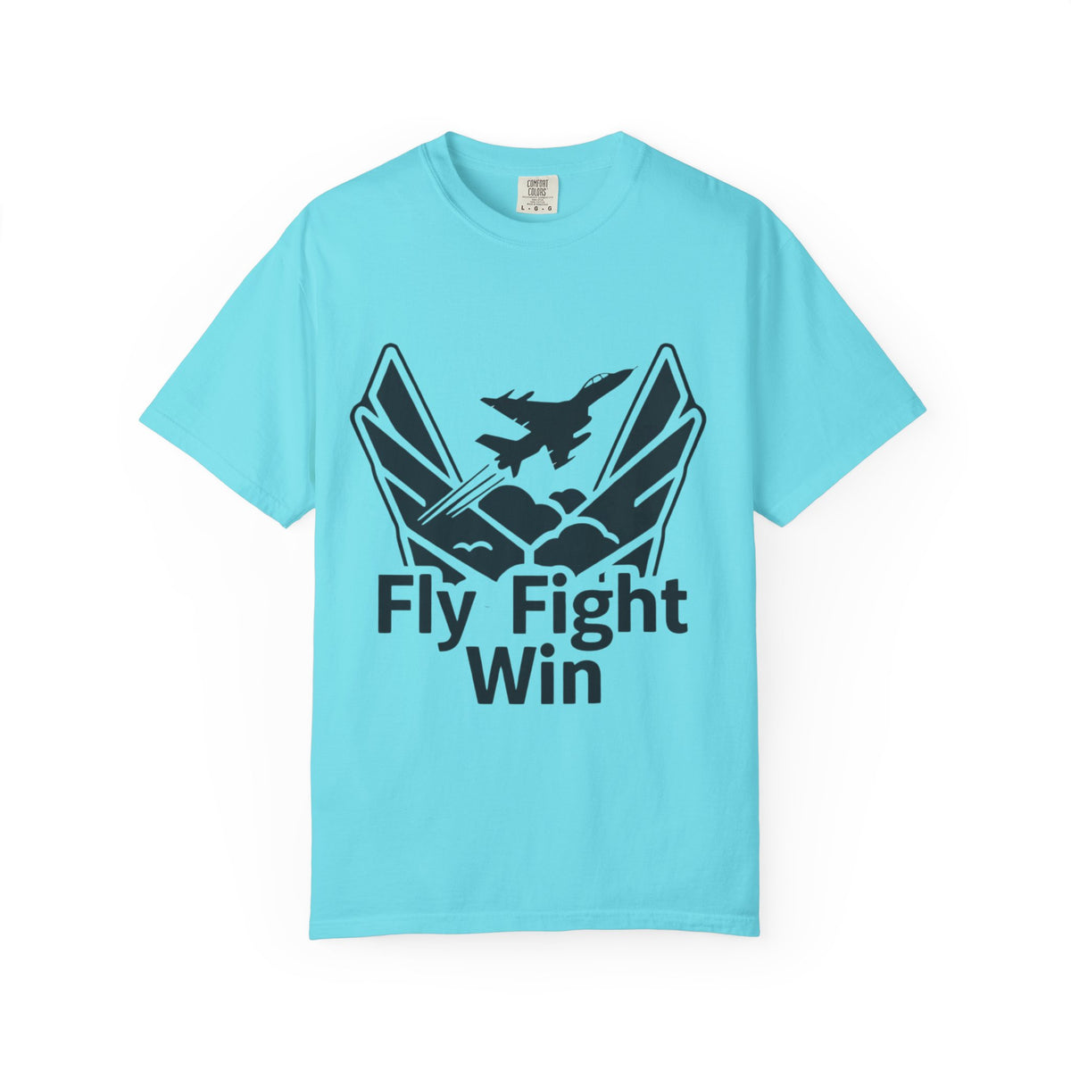 Color: Lagoon Blue | Fly Fight Win-2 Unisex Garment-Dyed T-shirt