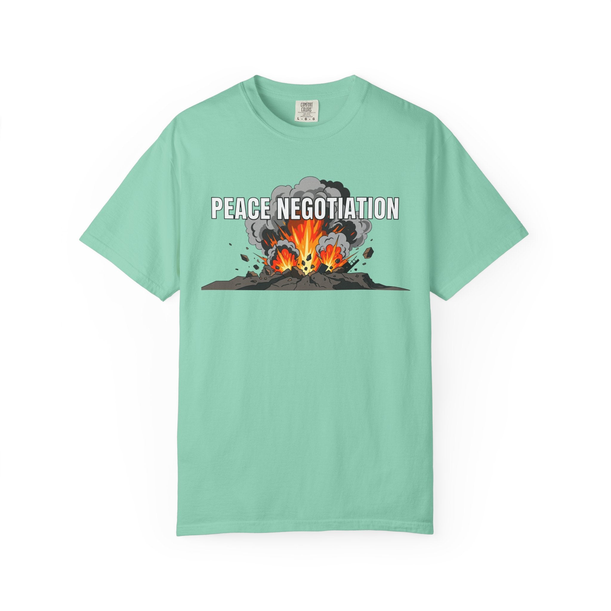 "Peace Negotiation" Unisex Garment-Dyed Tee