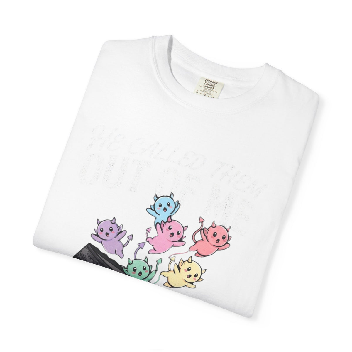 "Good Book Series He Called Them Out Of Me" Unisex Garment-Dyed Tee