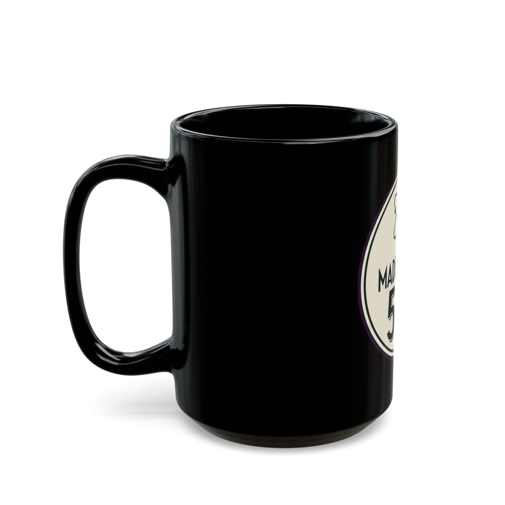 "Made in the 50's" Black Ceramic Mug — Graphic