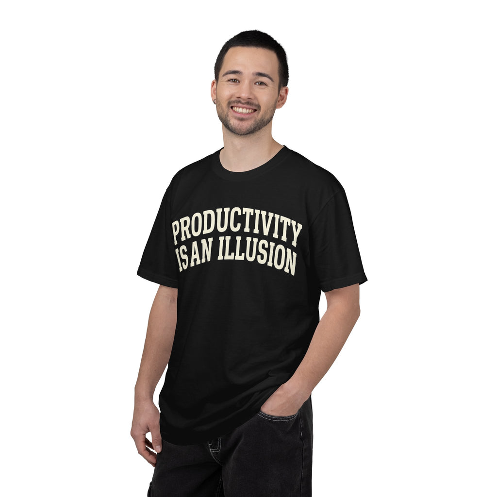 "Productivity is an Illusion" Unisex Garment-Dyed T-shirt
