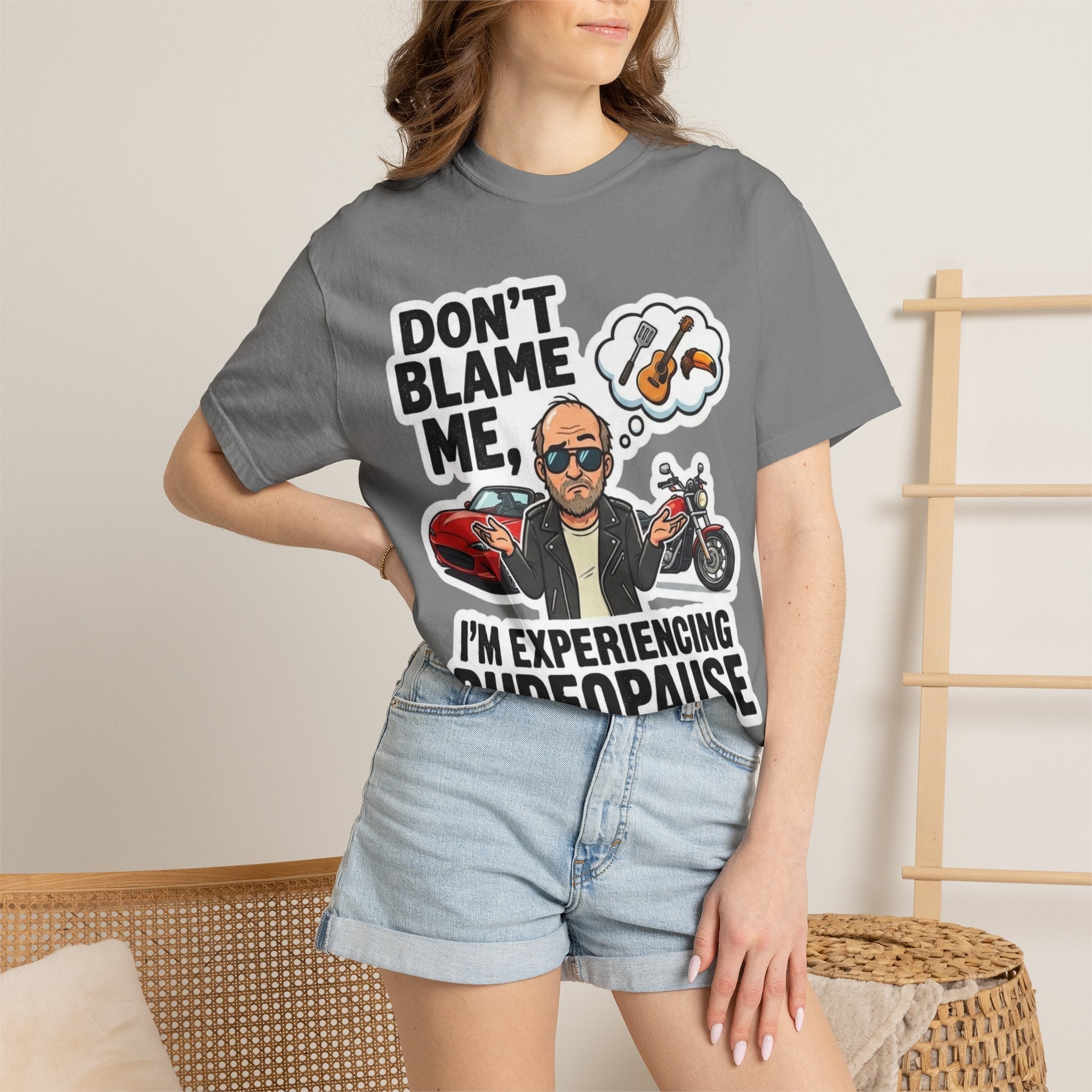 Dudepause: It's a Thing | Garment-Dyed Tee — AttitudeShirts
