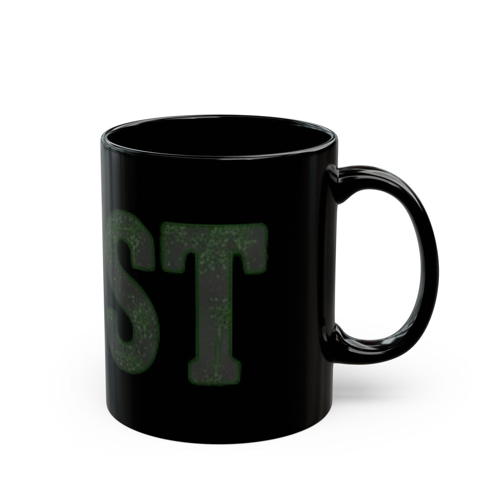 "Better than God" Black Ceramic Mug — Graphic