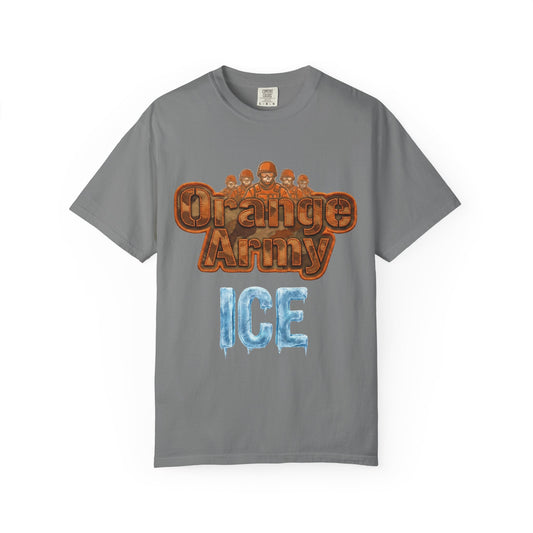 Color: Grey | Cold-Blooded Infantry | Garment-Dyed Tee — AttitudeShirts