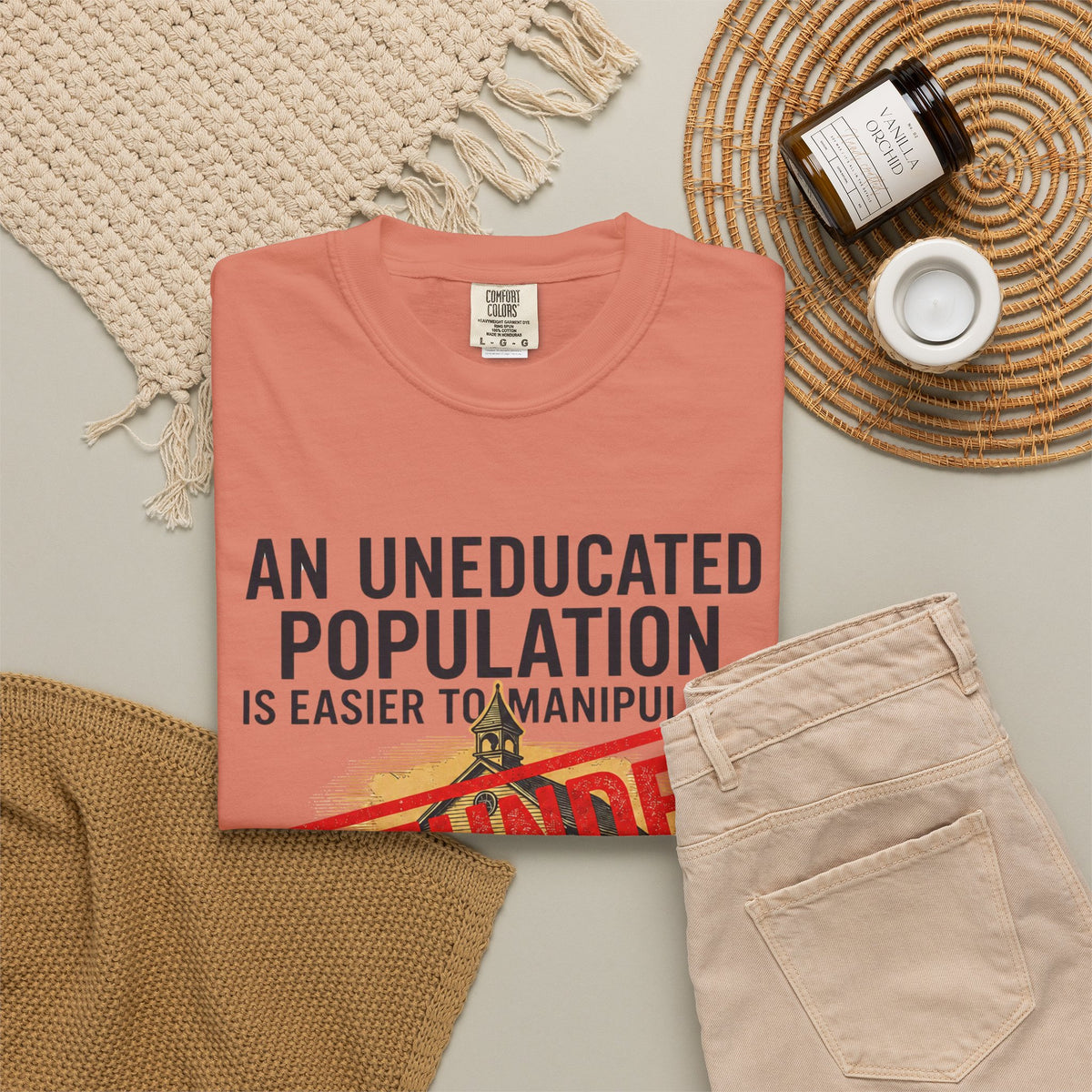 Protest Series - Fund Public Schools Unisex Garment-Dyed Tee