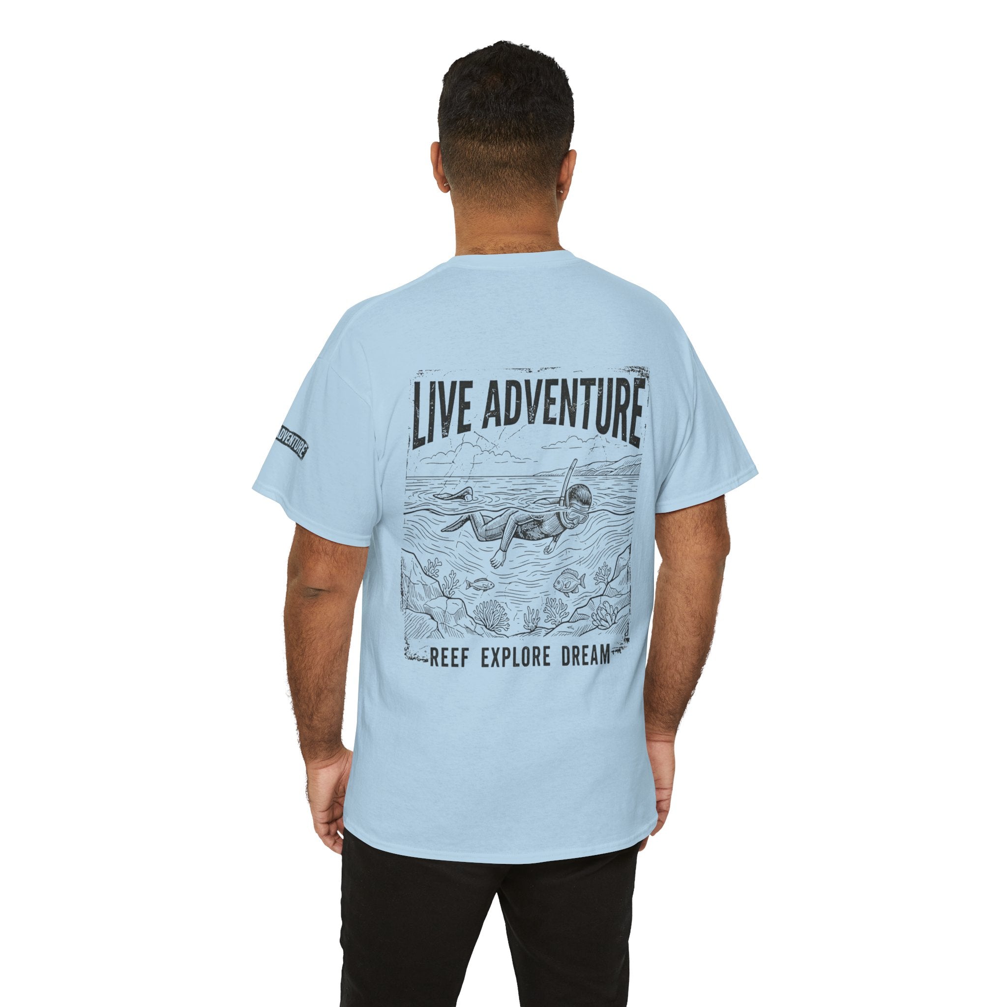 "Live Adventure Surfing" Premium Graphic Tee