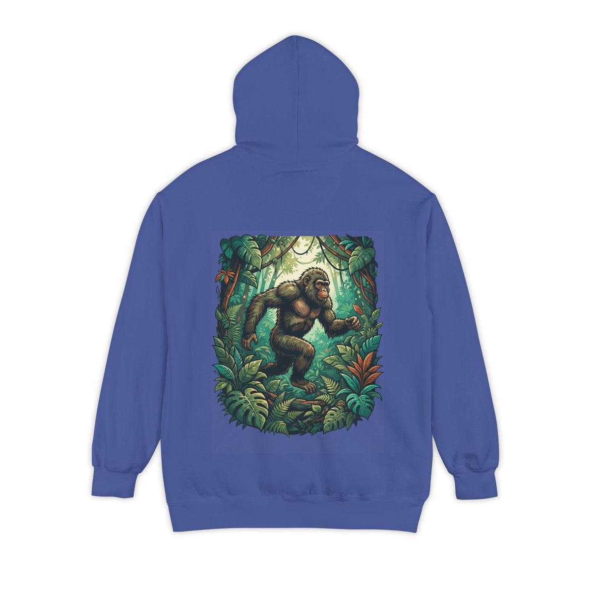 Color: Flo Blue | The Bukit Timah Monkey Man (Singapore) Garment-Dyed Hoodie