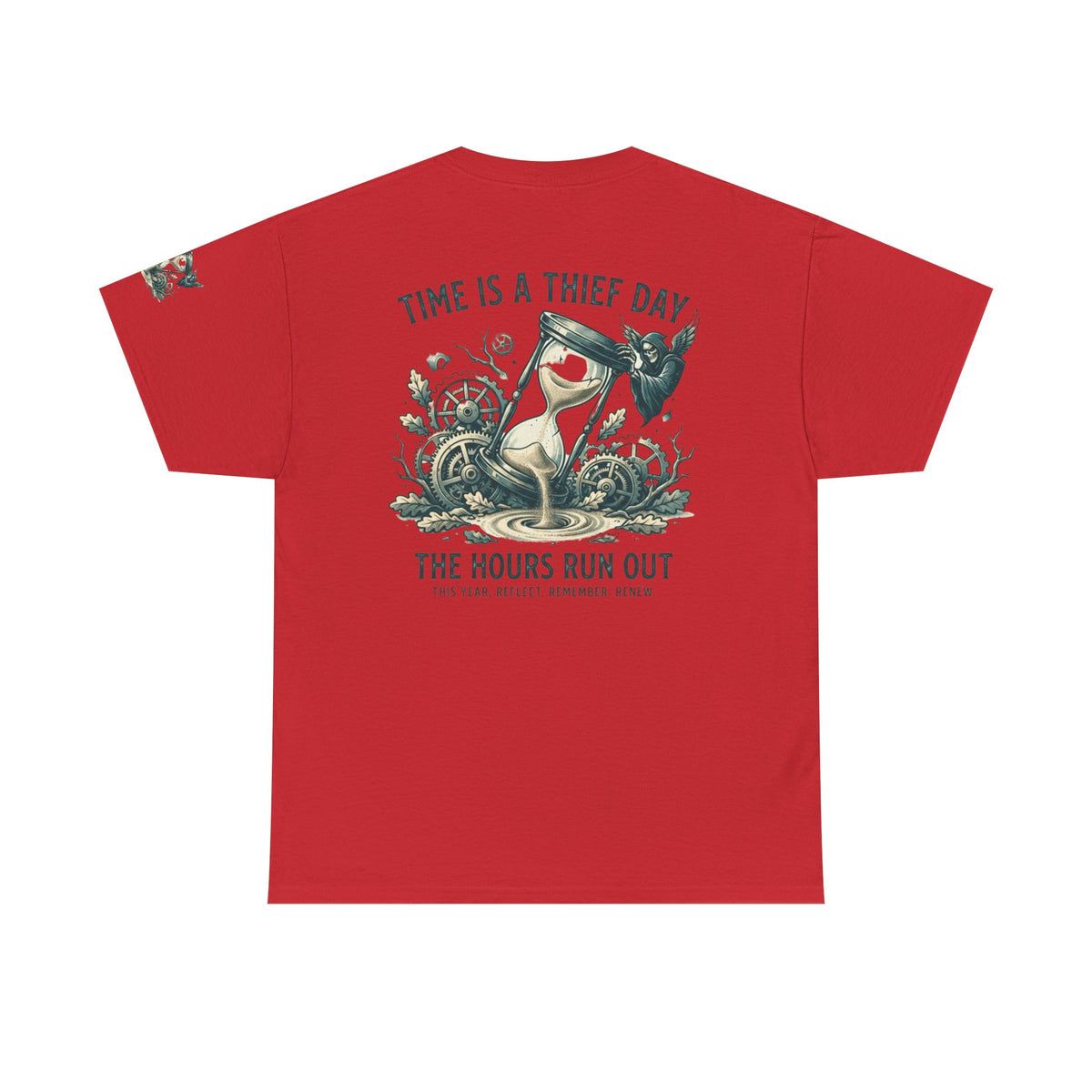 Color: Red | Time is a Thief Premium Graphic Tee