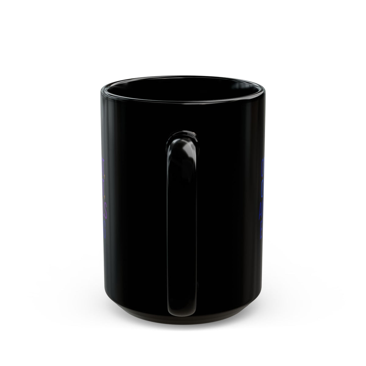 "God Controls Everything" Black Ceramic Mug