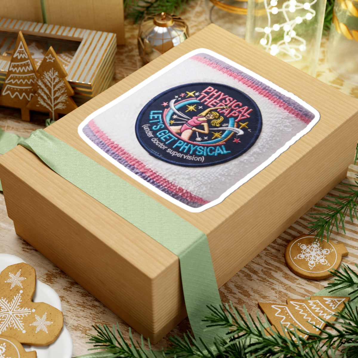 "Let's Get Physical" Sticker — Main