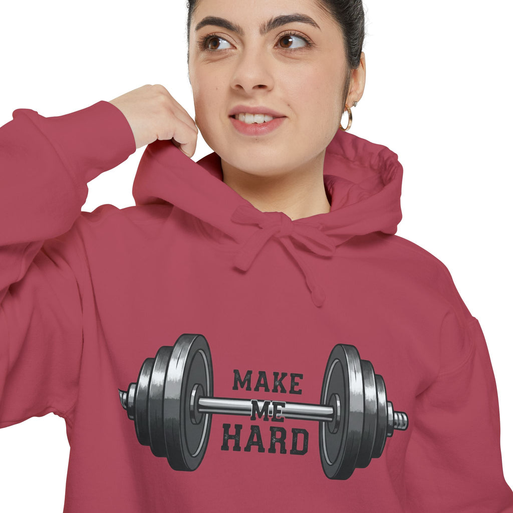 Make Me Hard - Morning Demands | Garment-Dyed Hoodie — AttitudeShirts
