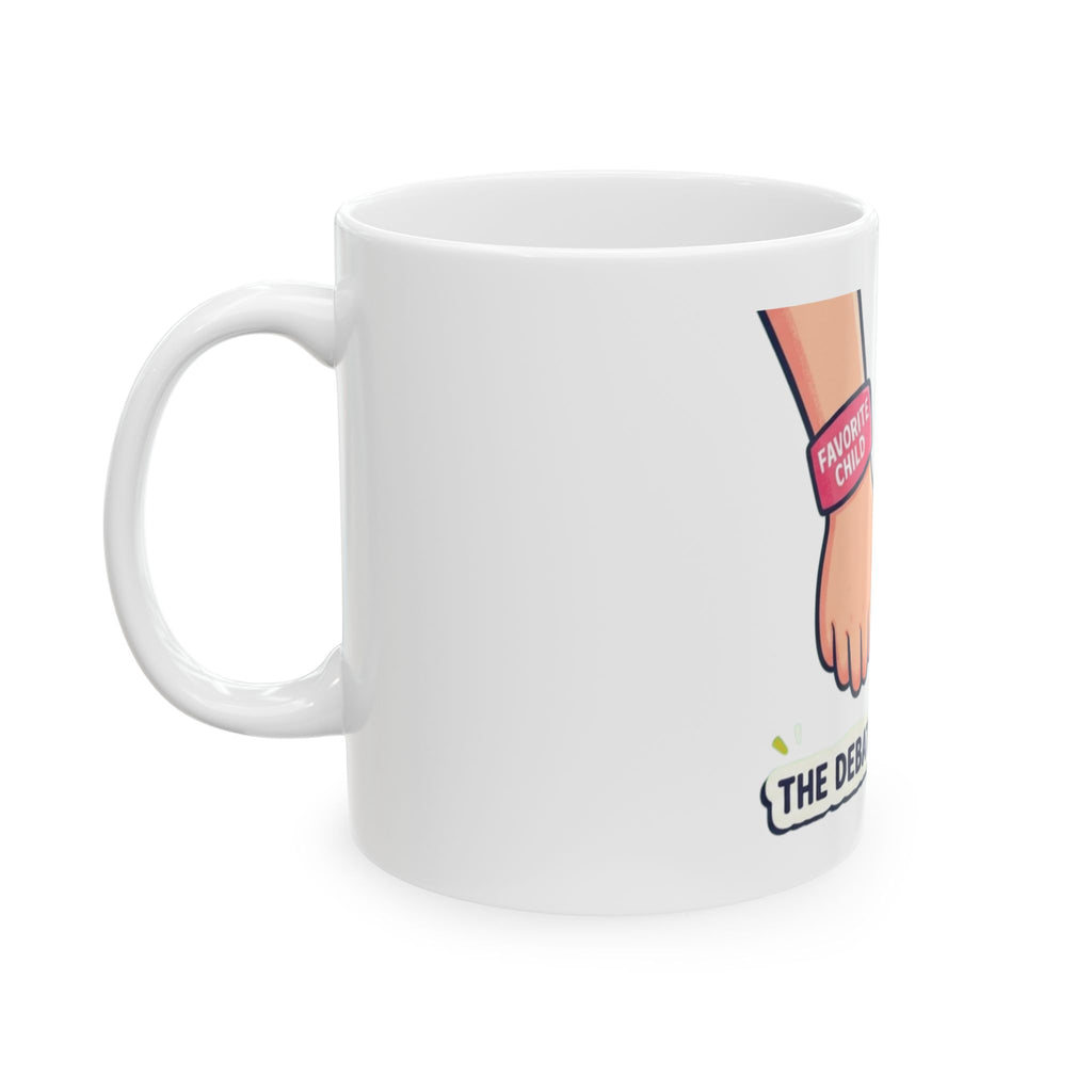 "Grandpa's Favorite" White Ceramic Mug — Graphic