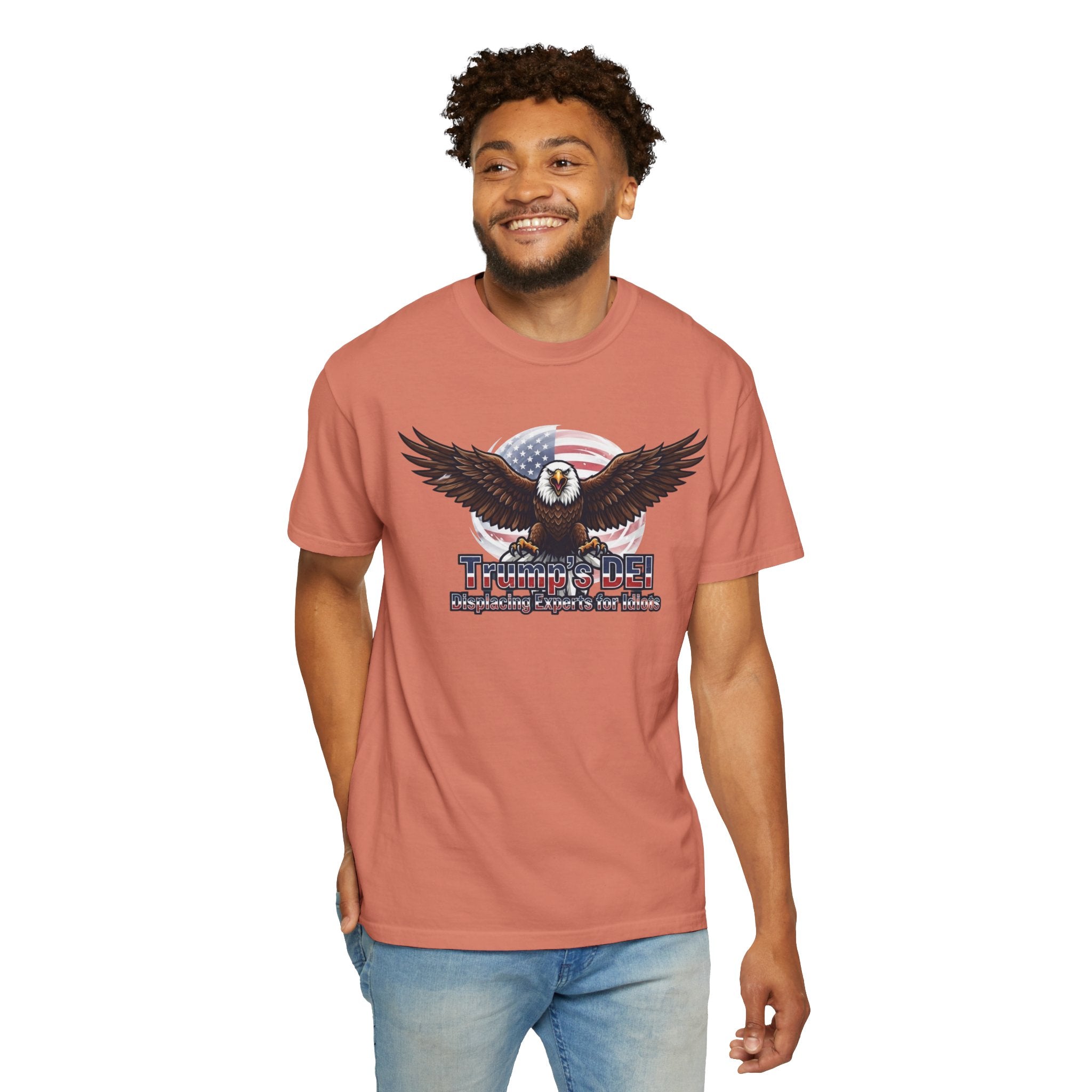 "Trumps DEI" Unisex Garment-Dyed Tee