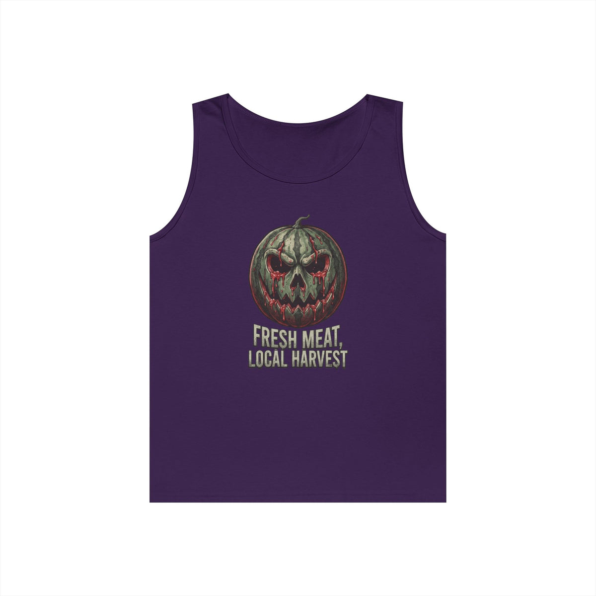 Color: Purple | Fresh Meat, Local Harvest Tank Top