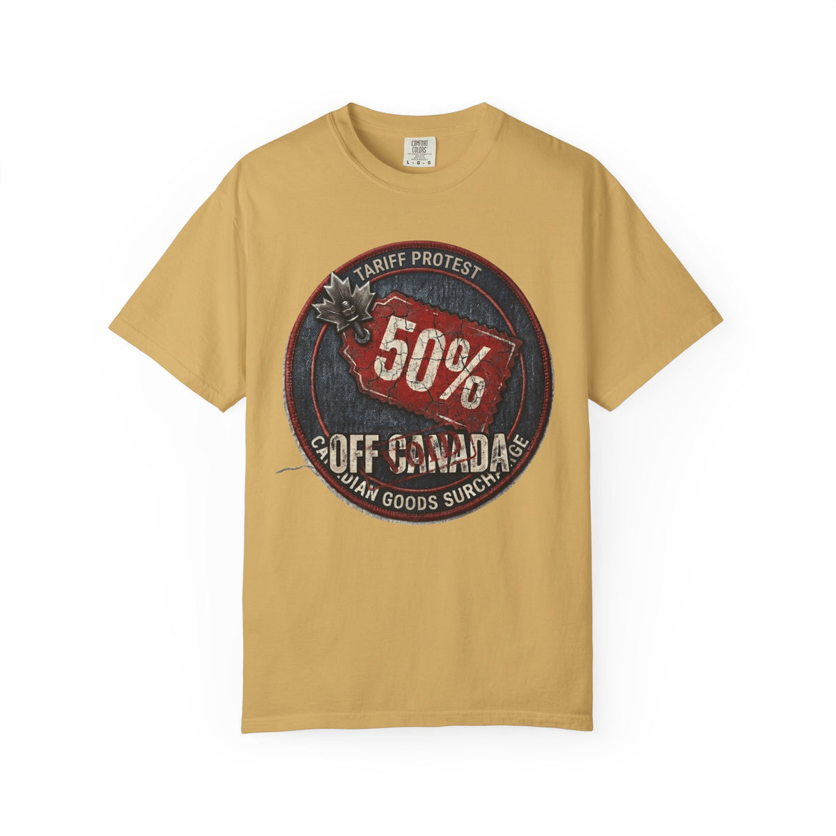 Color: Mustard | 50% Off Canada Unisex Garment-Dyed Tee