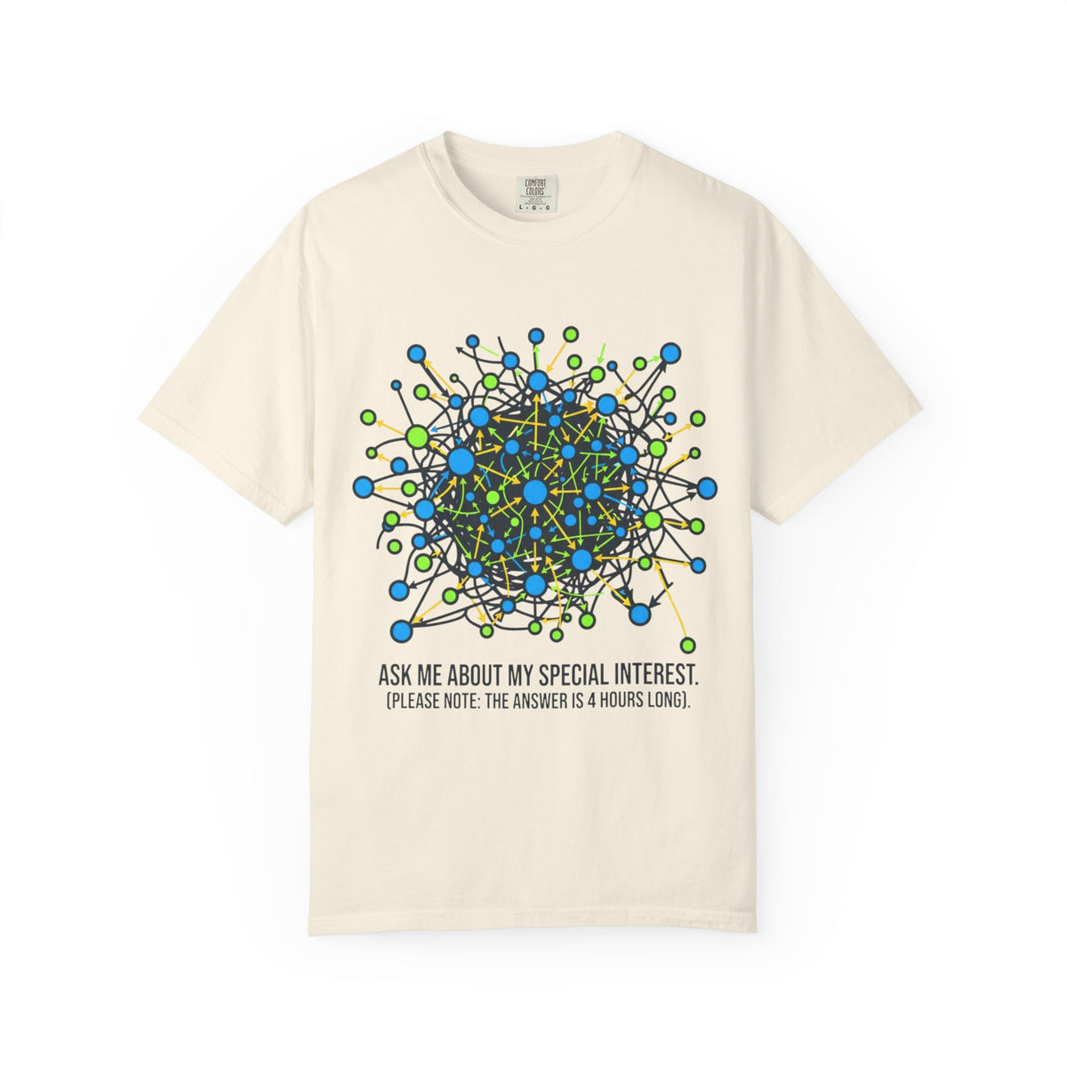 Color: Ivory | Special Interest Unisex Garment-Dyed Tee