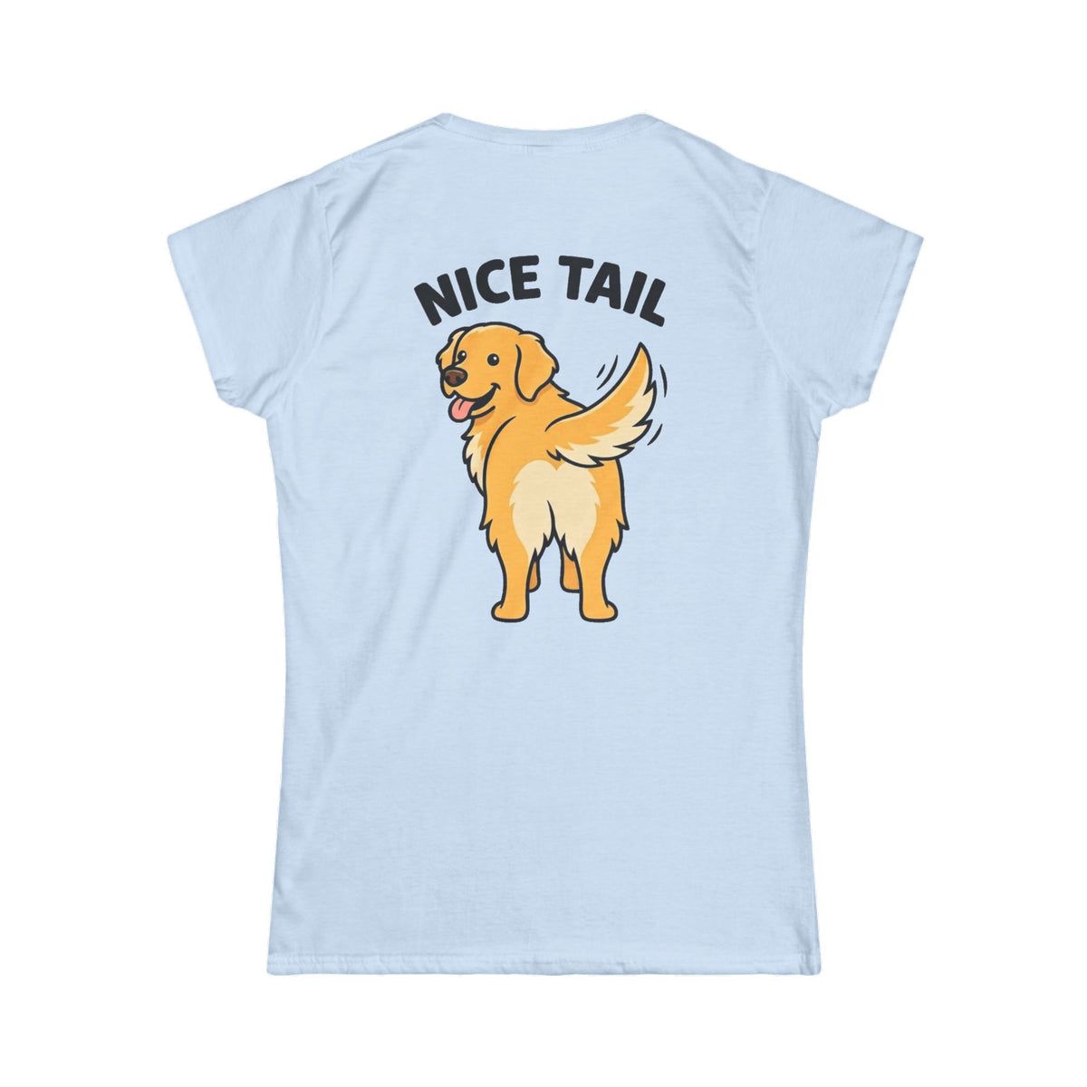 Color: Light Blue | Nice Tail Women's Tee