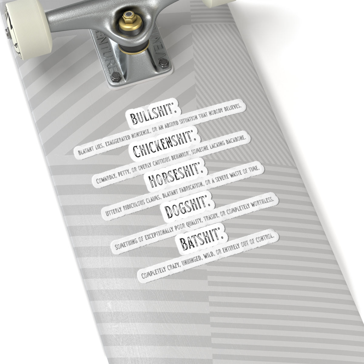 "Types of Shit" Sticker — Main