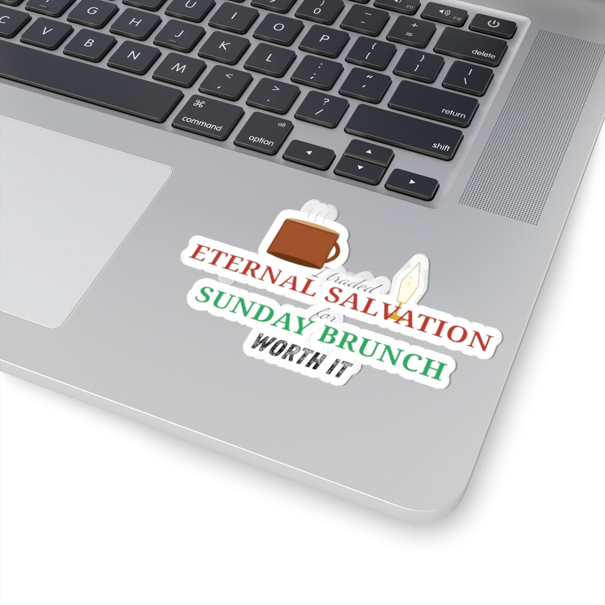 Brunch So Hard | Kiss-Cut Sticker — AttitudeShirts