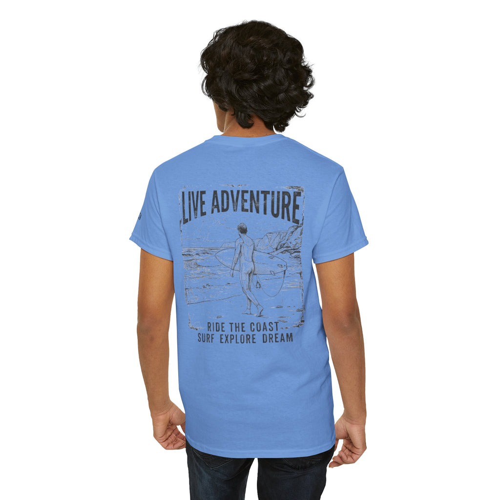 "Live Adventure - Surf" Premium Graphic Tee