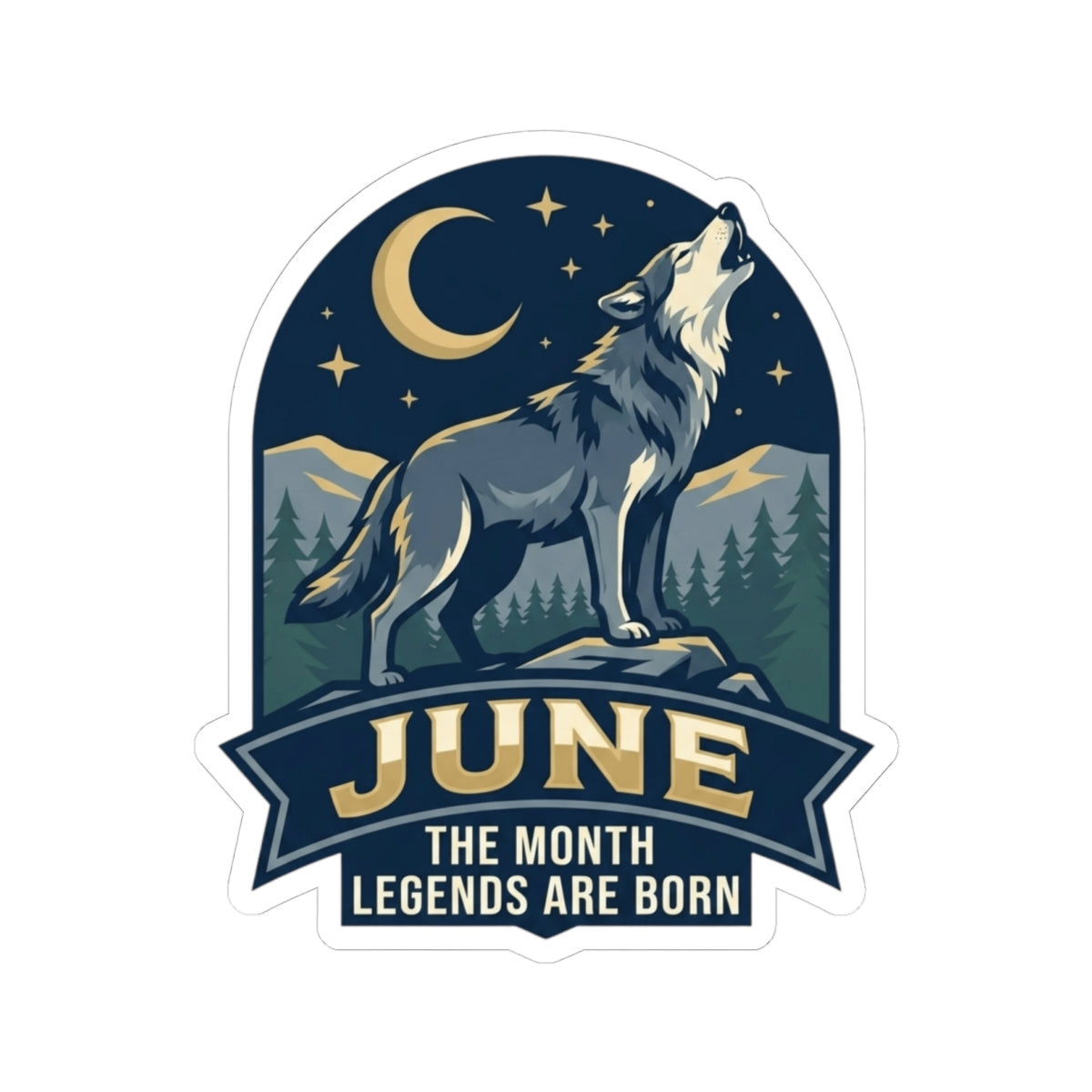 "June Legend" Sticker