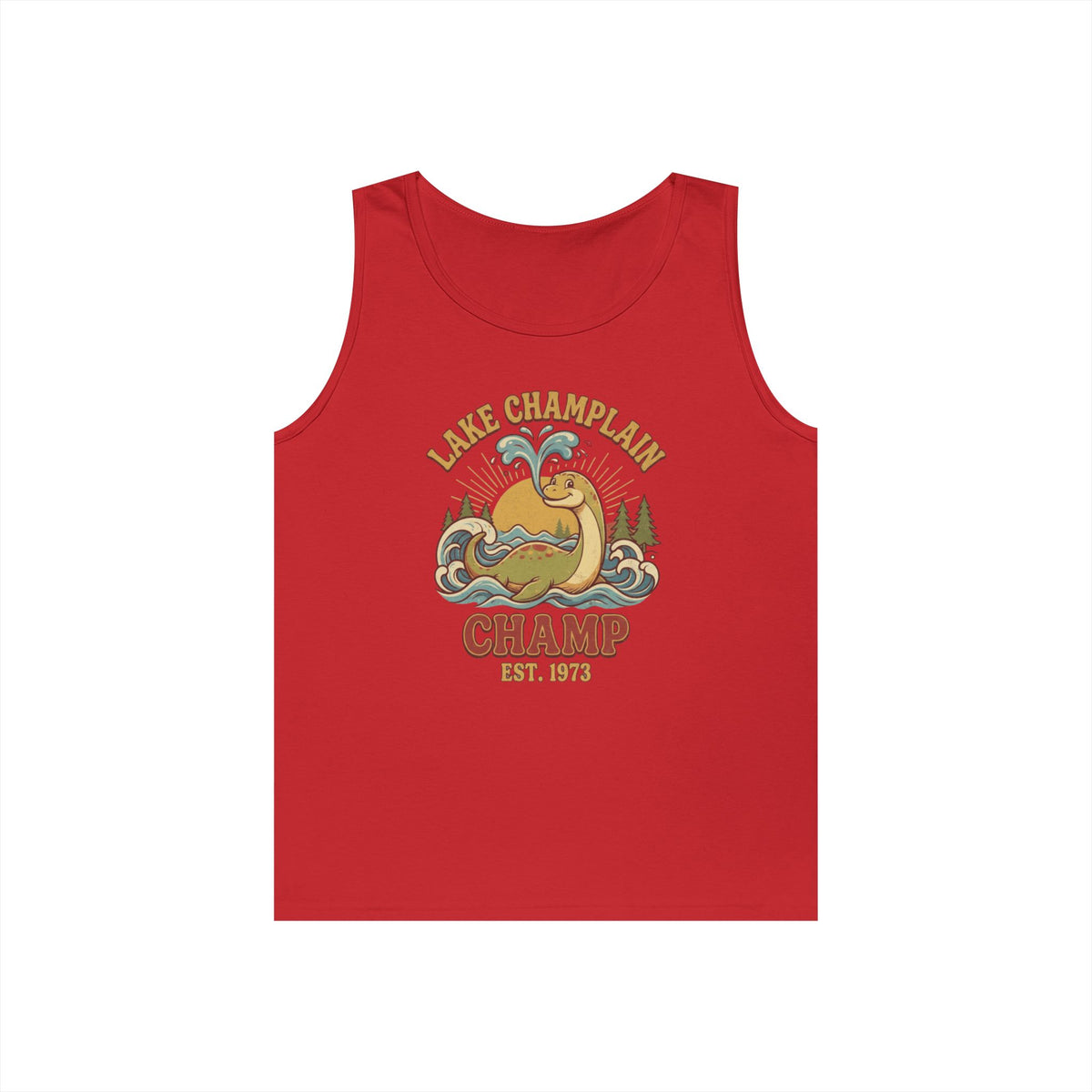 Color: Red | Champ (Lake Champlain) Tank Top