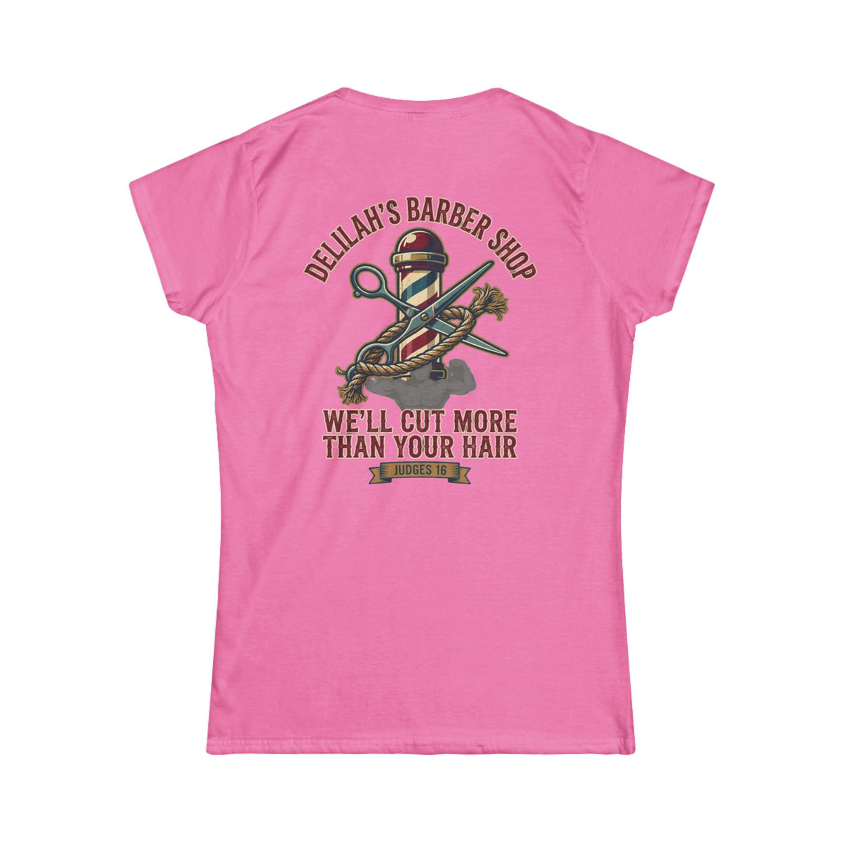 "Good Book Series Delilah's Barber Shop" Women's Tee