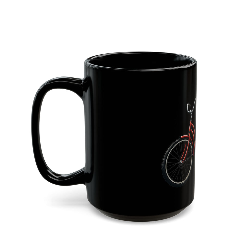"Third Wheel Brewing" Black Ceramic Mug — Graphic